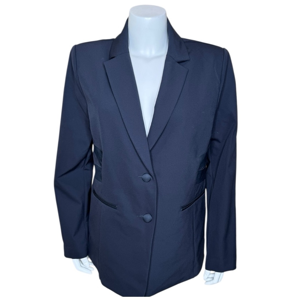 Cabi Keynote Jacket Blazer 10 Navy Blue Career Workwear 6465